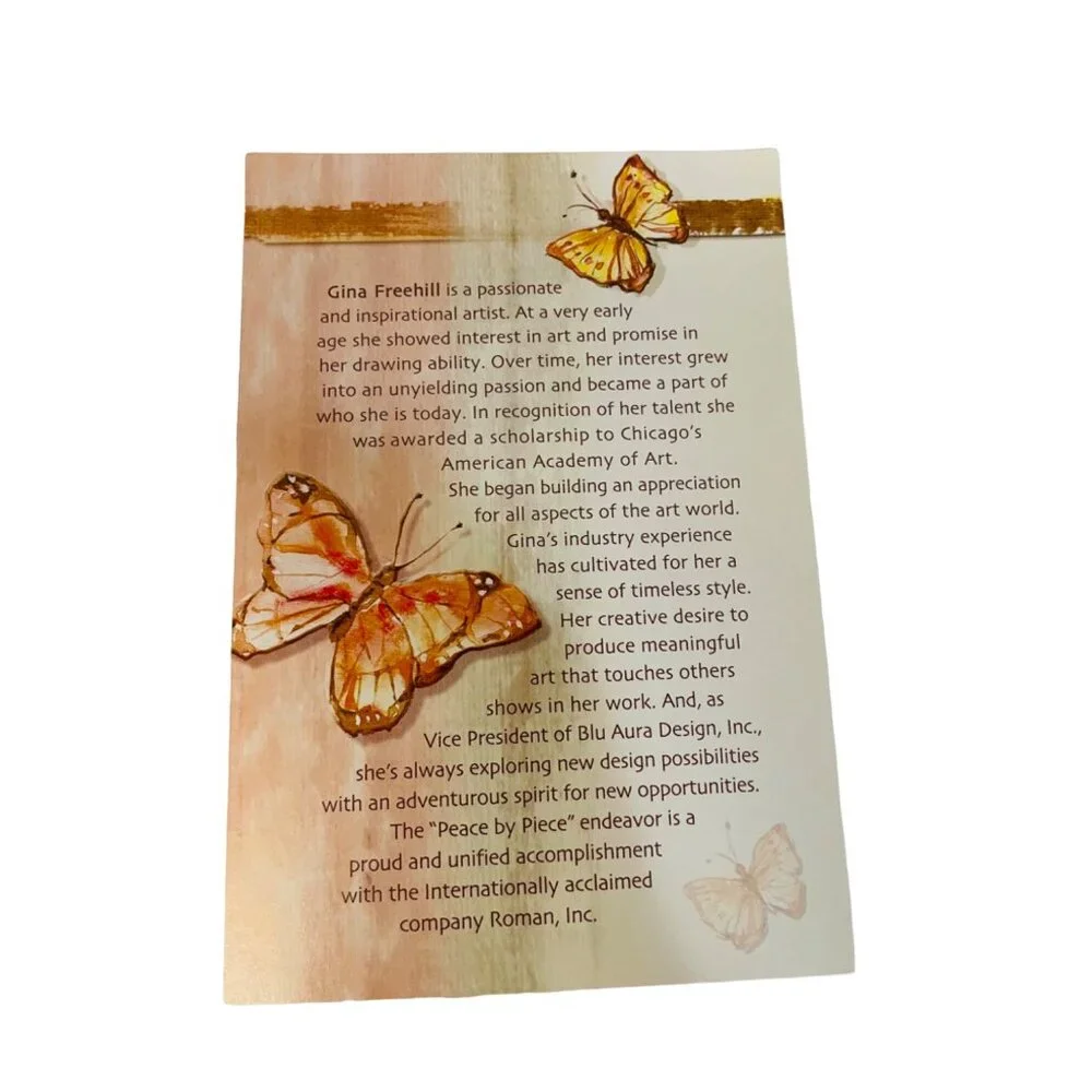 Peace By Piece 4x6 Picture Frame By Gina Freehill For Roman Inc. - Inspirational